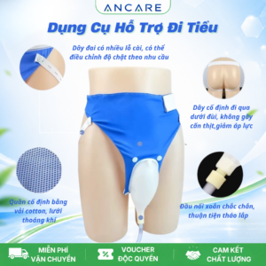 Capot Chụp Tiểu Nam Nữ – Dụng Cụ Hỗ Trợ Đi Tiểu Người Già, Người Bệnh – Silicon An Toàn, Kèm Túi 2 Nước Tiểu