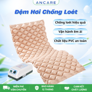 Đệm Hơi Chống Tỳ Đè Cao Cấp Cho Người Già & Người Nằm Lâu – Êm Ái, Thoáng Khí, Giảm Đau Nhức, Hạn Chế Loét Da