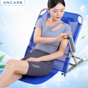 Ghế Tựa Lưng Cho Người Già, Người Bệnh Gấp Gọn – Ghế Tựa Lưng Ngồi Giường Chống Mỏi, Thoáng Khí, Hỗ Trợ Ngồi Thẳng