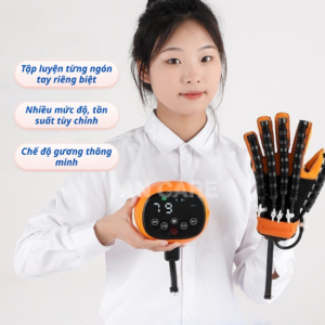 Alternative view of Máy tập phục hồi chức năng tay kèm găng tay tập gập duỗi có làm nóng cho người tai biến