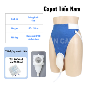 Alternative view of Capot Chụp Tiểu Nam Nữ – Dụng Cụ Hỗ Trợ Đi Tiểu Người Già, Người Bệnh – Silicon An Toàn, Kèm Túi 2 Nước Tiểu
