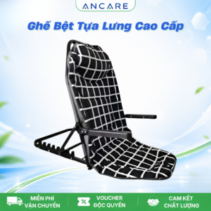 Ghế Bệt Tựa Lưng Cao Cấp Gấp Gọn – 7 Chế Độ Ngả – Đệm Liền Khối Ấm Êm – Ghế Thư Giãn Ngồi Học, Làm Việc