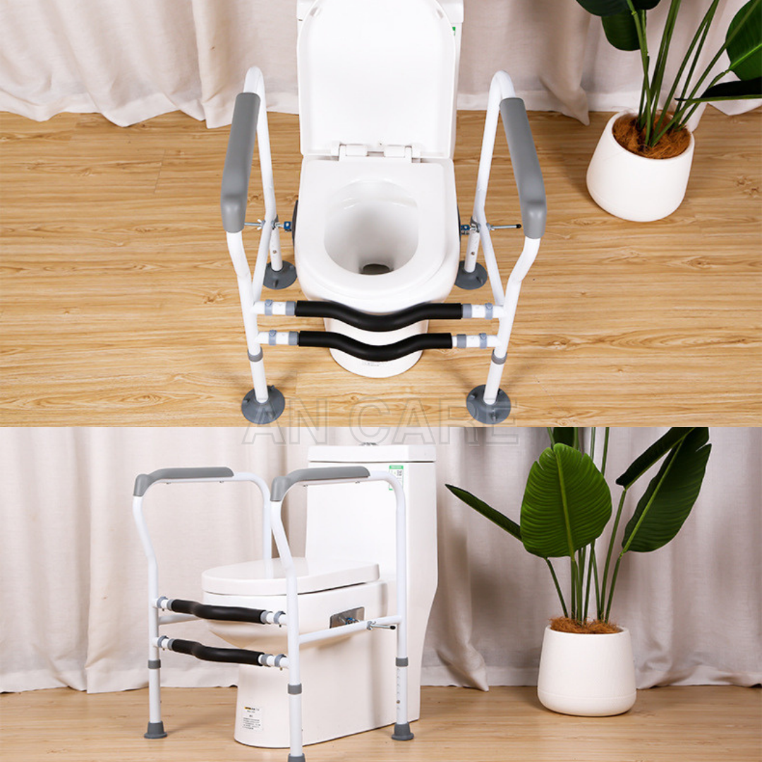 Khung Tay Vịn Bồn Cầu Cho Người Già – Hỗ Trợ Đi Vệ Sinh, Chống Lật, Điều Chỉnh Kích Thước - Ảnh 6
