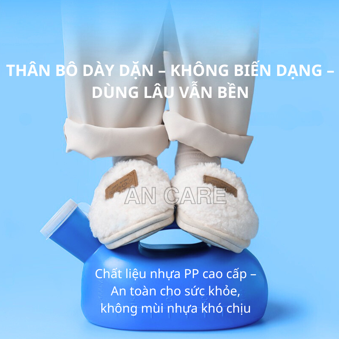 Bô Tiểu Nam Cho Người Già, Người Bệnh – Bình Đi Tiểu 2L Có Ống Dài Chống Đổ, Tiện Dụng Tại Giường - Ảnh 7