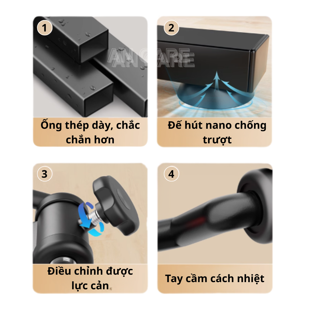 Xe đạp 2 tầng tập vận động tay chân tại nhà cho người già, người sau tai biến - Ảnh 8