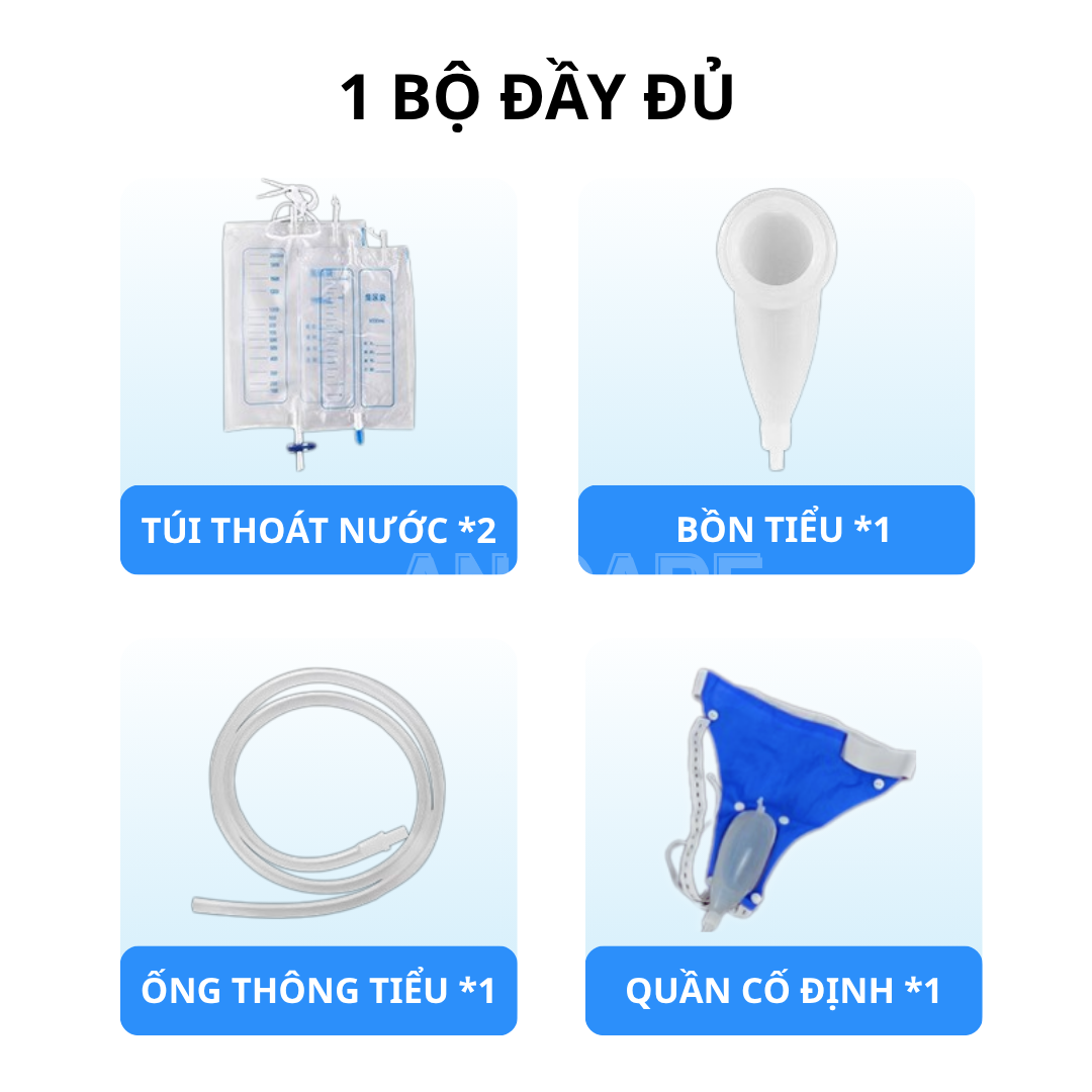 Capot Chụp Tiểu Nam Nữ – Dụng Cụ Hỗ Trợ Đi Tiểu Người Già, Người Bệnh – Silicon An Toàn, Kèm Túi 2 Nước Tiểu - Ảnh 7