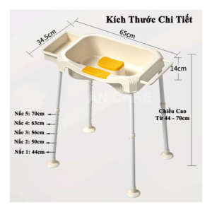 Alternative view of Chậu Gội Đầu Tại Giường Cao Cấp – Có Chân Điều Chỉnh, Vòi Thoát Nước Tiện Lợi Cho Người Già, Bà Bầu, Bệnh Nhân