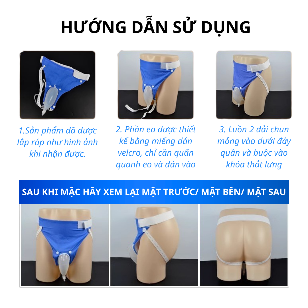 Capot Chụp Tiểu Nam Nữ – Dụng Cụ Hỗ Trợ Đi Tiểu Người Già, Người Bệnh – Silicon An Toàn, Kèm Túi 2 Nước Tiểu - Ảnh 10